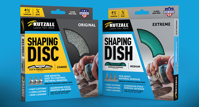 Kutzall Shaping Disc Packaging