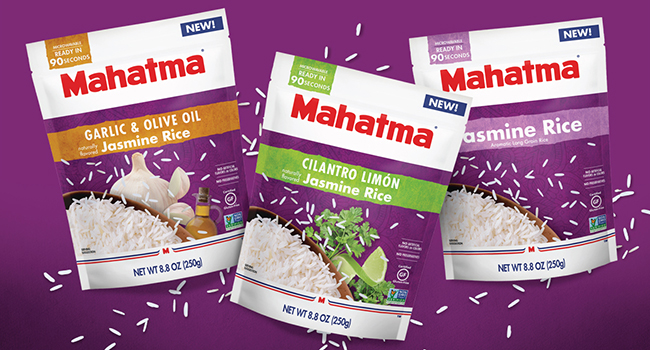 Mahatma Ready to Serve Rice Packaging
