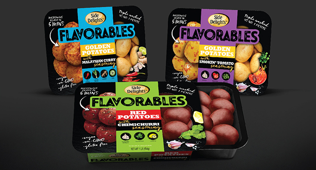 Side Delights Flavorables Potato Packaging